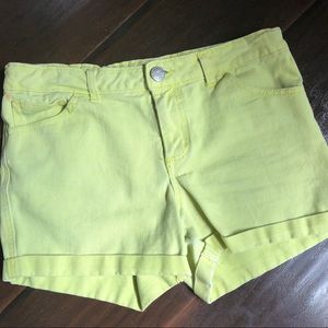 Yellow Cherokee Jean Shorts